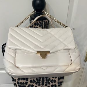 White/cream colored purse